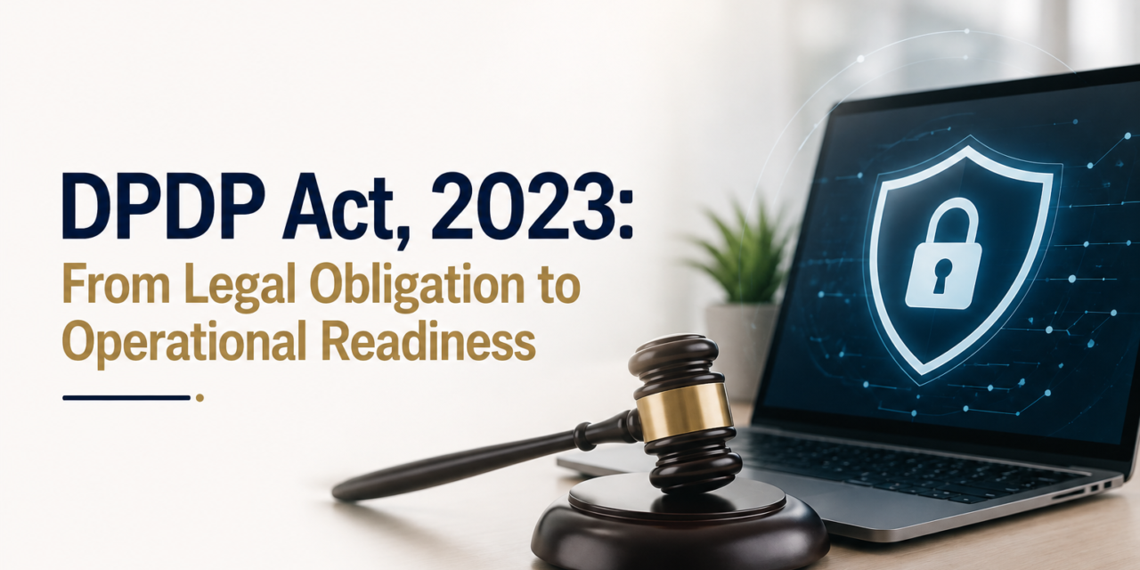 DPDP Act, 2023: From Legal Obligation to Operational Readiness